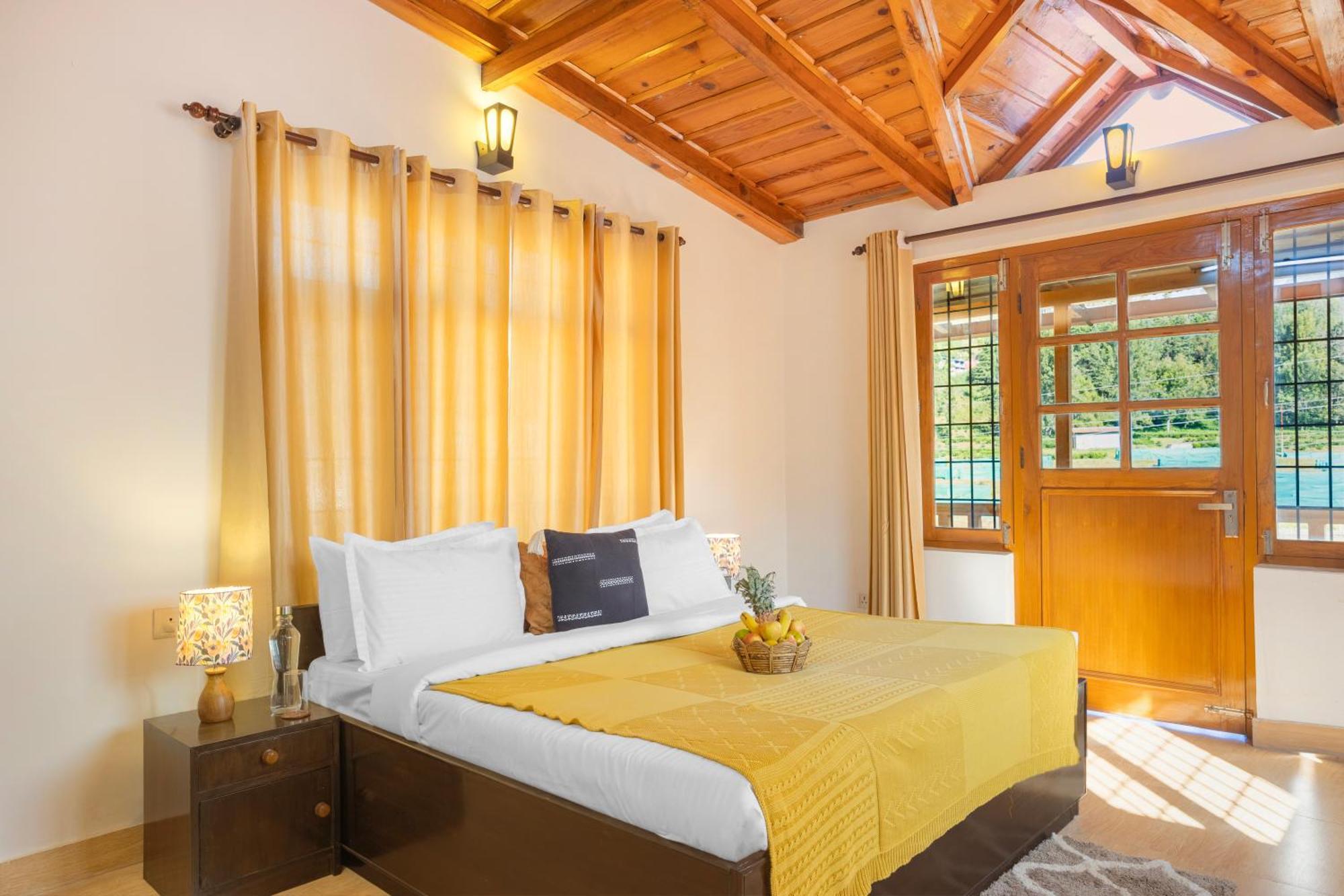 Alaya Stays Rose 3Bhk Cottage Fenced By Hills With Fireplace Bhowali Exterior photo