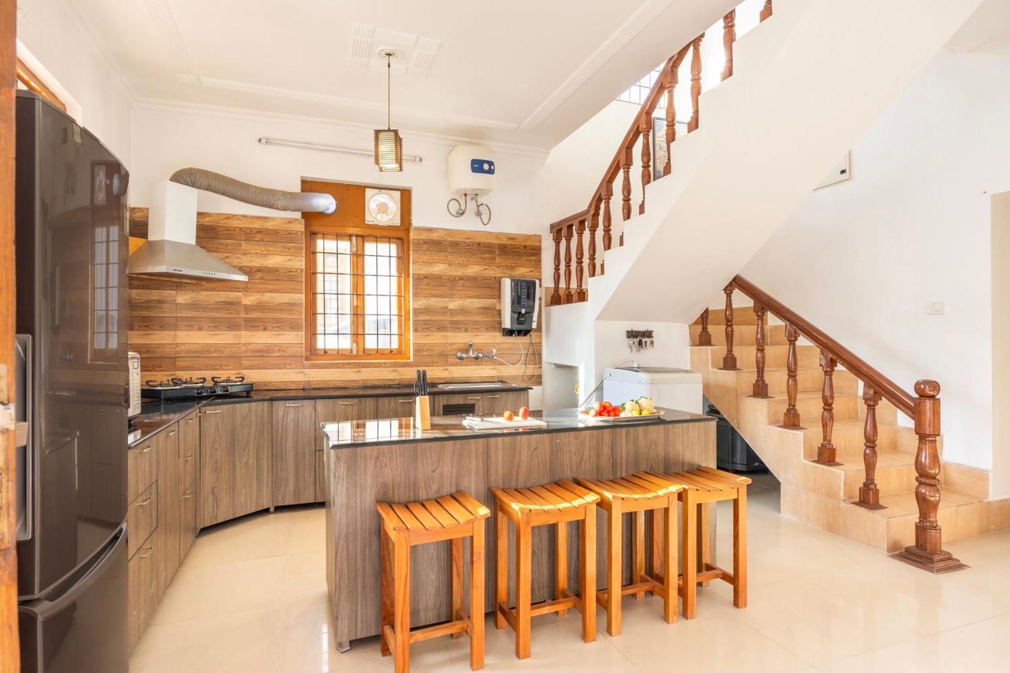 Alaya Stays Rose 3Bhk Cottage Fenced By Hills With Fireplace Bhowali Exterior photo