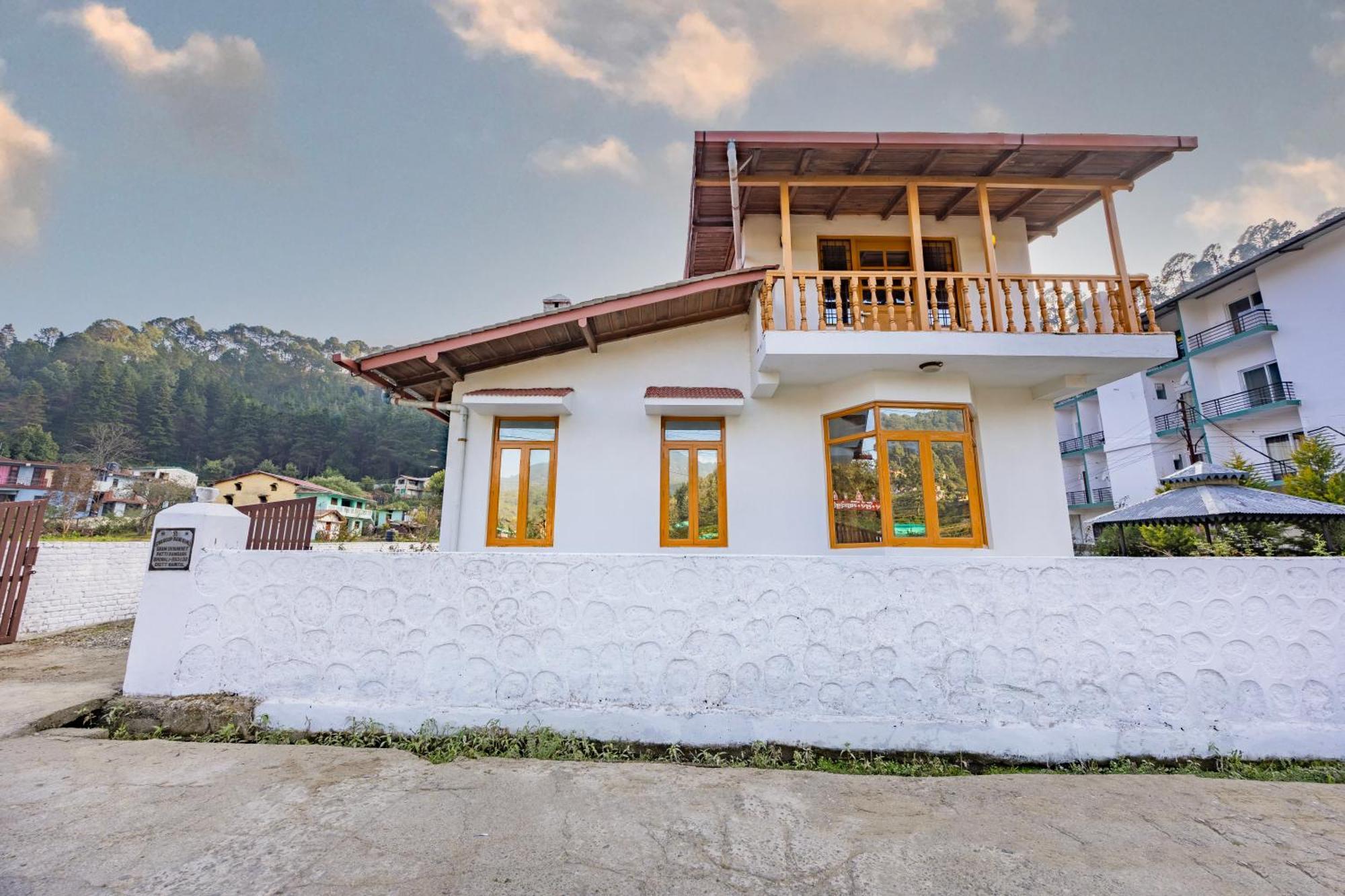 Alaya Stays Rose 3Bhk Cottage Fenced By Hills With Fireplace Bhowali Exterior photo