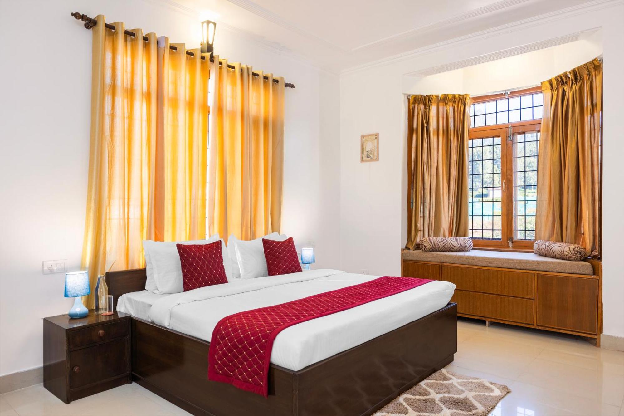 Alaya Stays Rose 3Bhk Cottage Fenced By Hills With Fireplace Bhowali Exterior photo